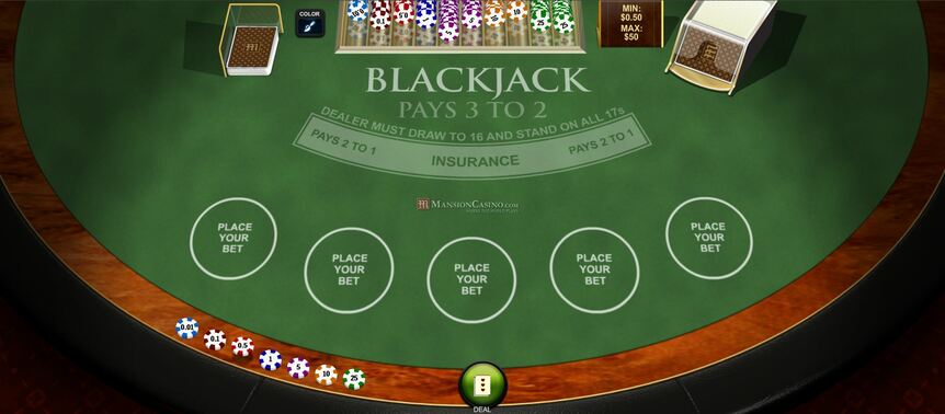 блекджек в казино стратегия